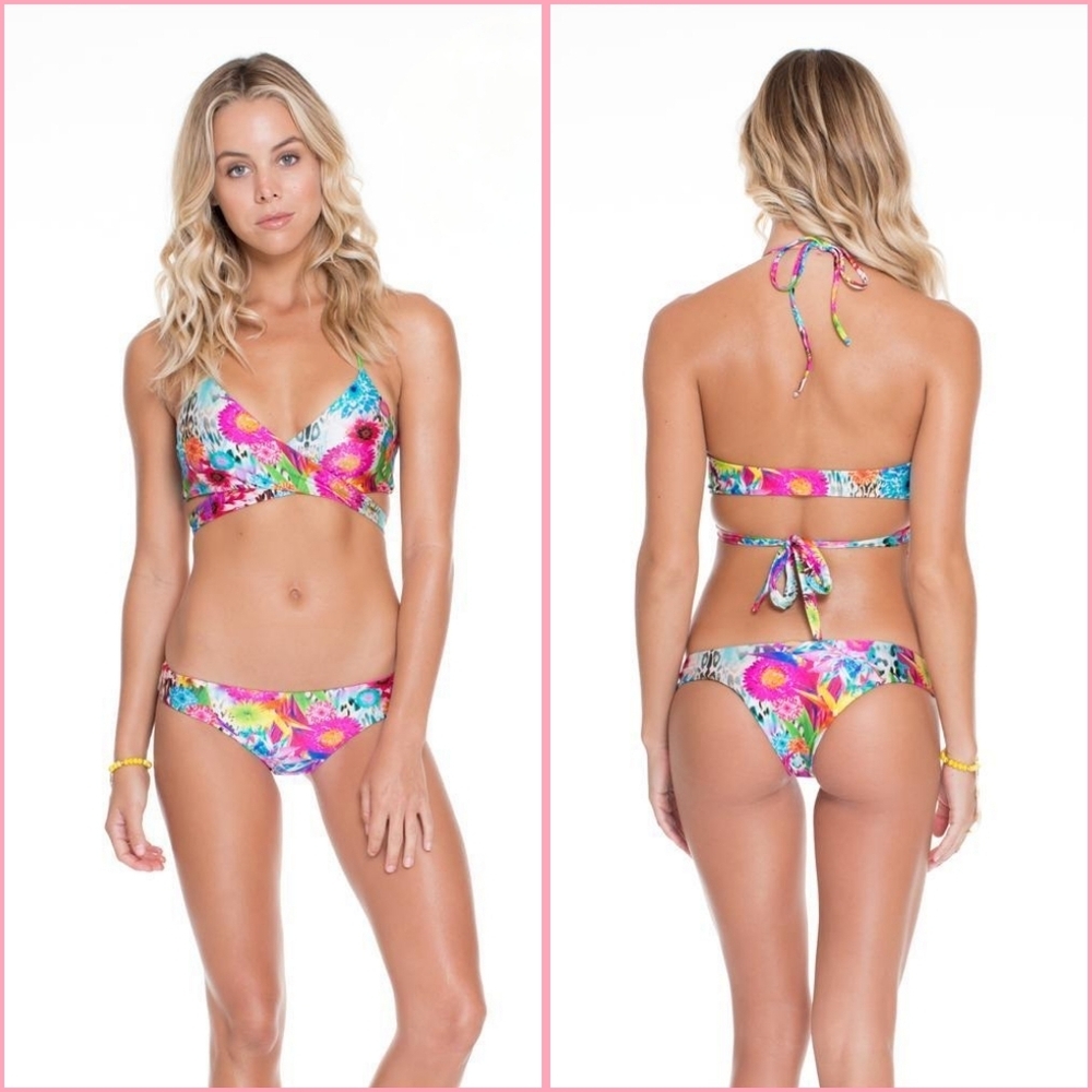 Luli Fama Paraiso Reversible Small/Medium Bikini Set